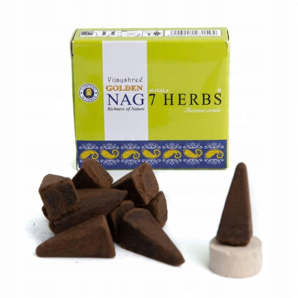 

Kadzidełka stożkowe Nag 7 Herbs (zioła 10 sztuk)