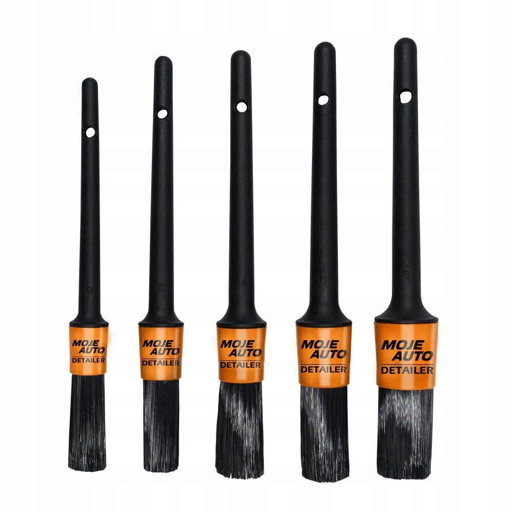 ZESTAW PĘDZELKÓW DETAILINGOWYCH 5SZT. / MOJE AUTO DETAILER AMT19-650