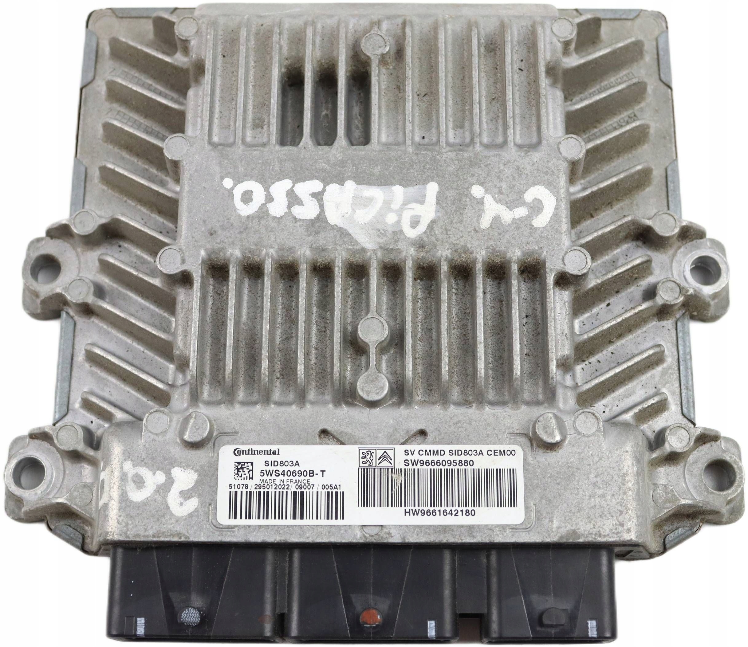 CITROEN C4 PICASSO e computer Motore 2.0 HDI 9666095880 9661642180