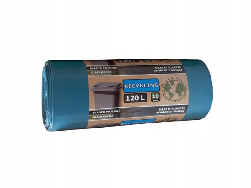 

Worki Na Śmieci Niebieskie Papier 120L 10SZT 5887