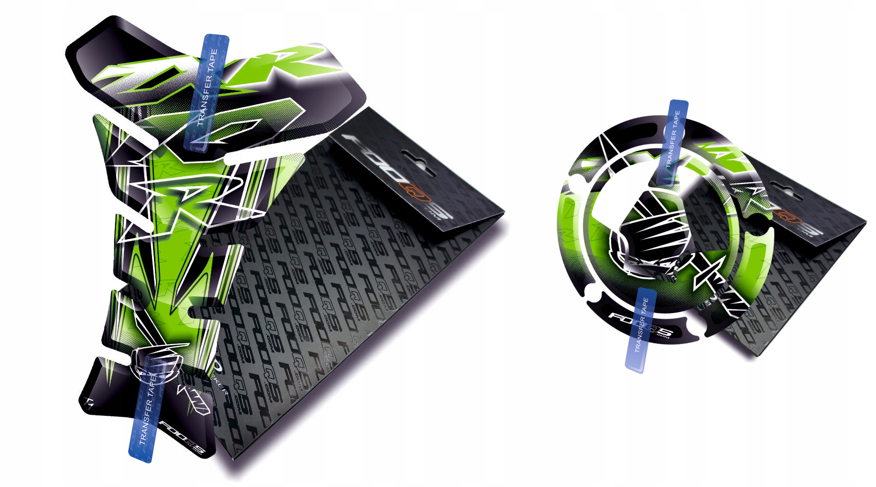 Tank-pad Cap-pad V1 od firmy Fooqs pro Kawasaki ZX-10-R Zelený
