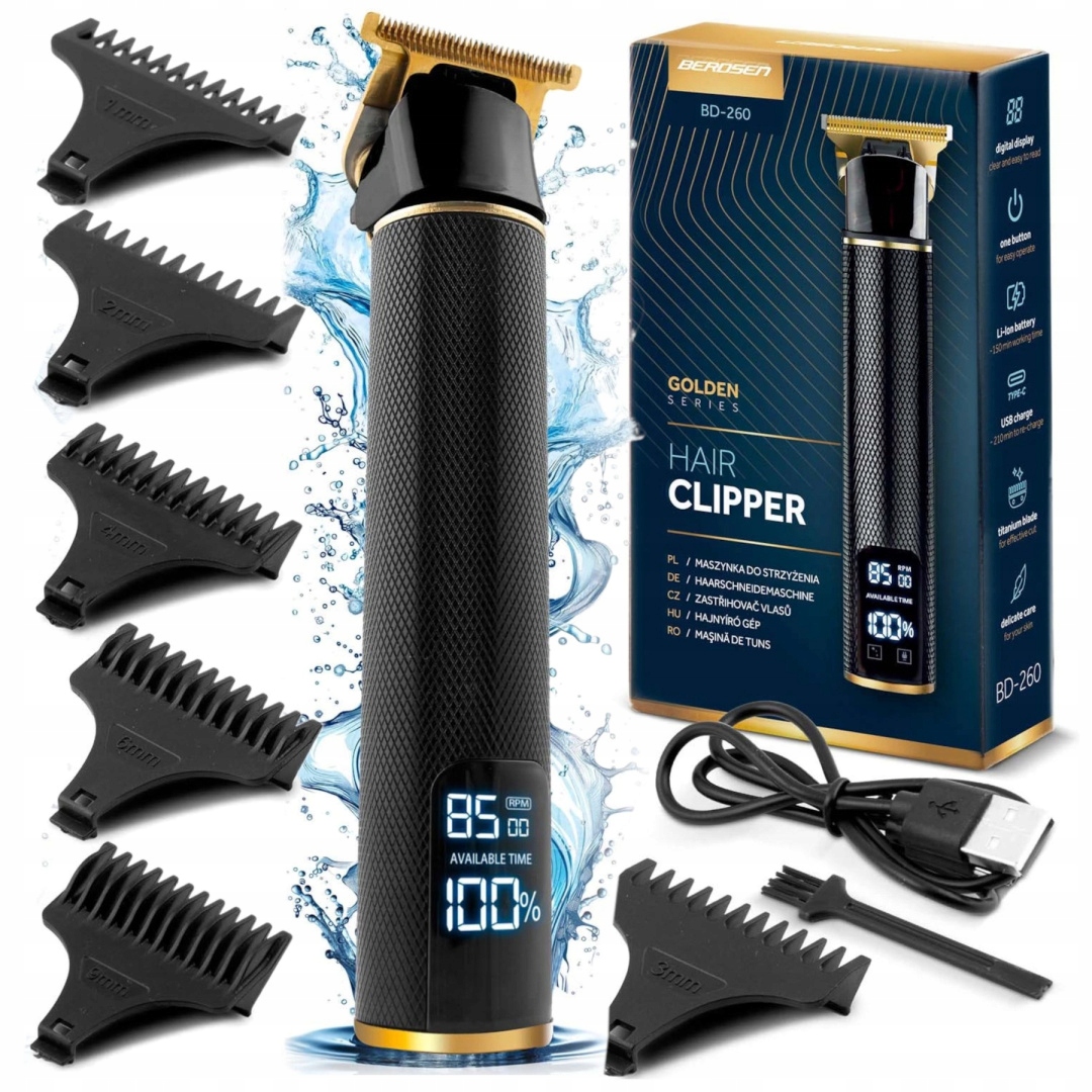 Stříhací strojek na vlasy Berdsen BD-260 černý