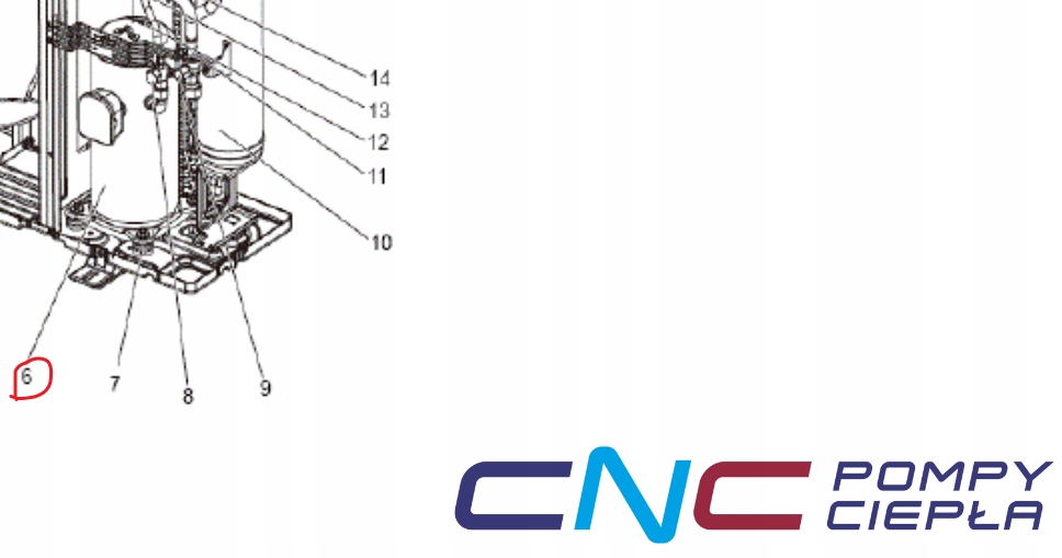 281047 S70E70400 SPRĘŻARKA ANB52FRNMT COMPRESSOR Mitsubishi Electric