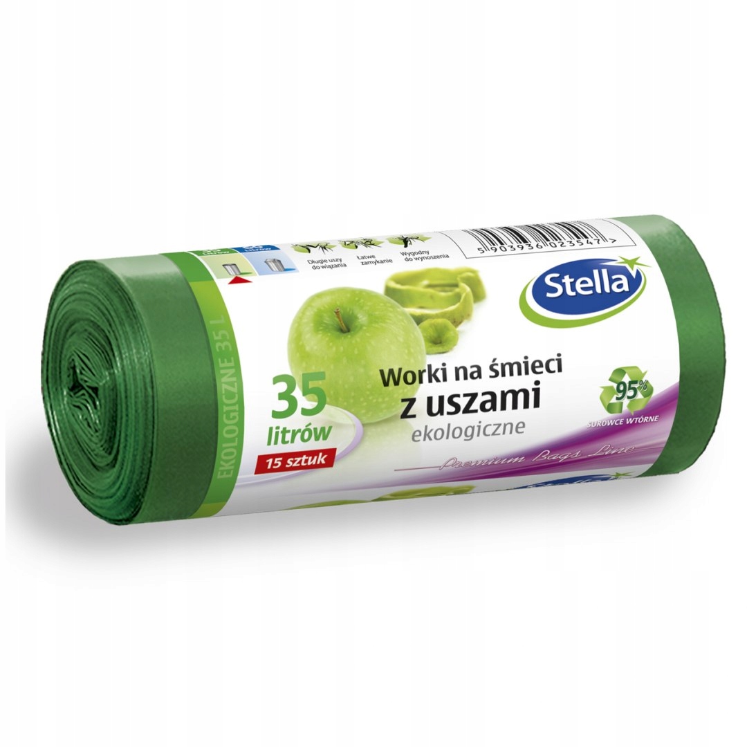 

Stella Worki na śmieci Ekolog. z uszami 35L 15 szt