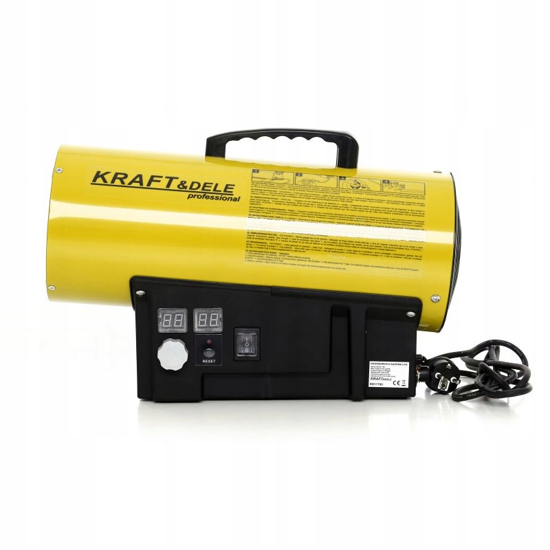 KRAFT Nagrzewnica GAZOWA 25kW 320m3/h REDUKTOR+WĄŻ Model KD11700