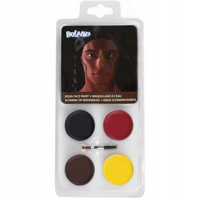 

Zestaw farbki do twarzy Indianin farbki Make Up