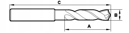 CERIN wiertło 15 mm VHM 328