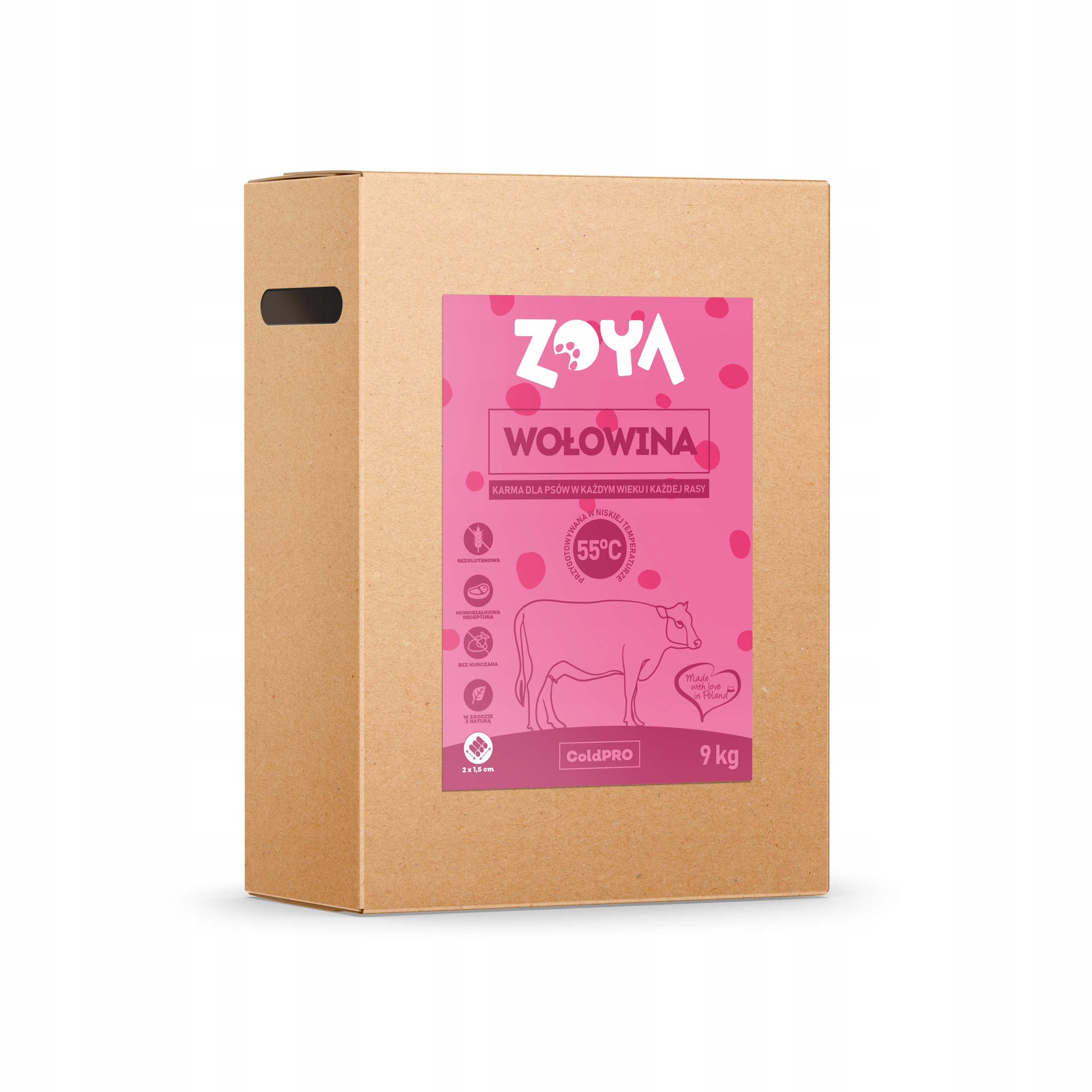 Zoya Suché krmivo pro psy Coldpro Hovězí 9 kg
