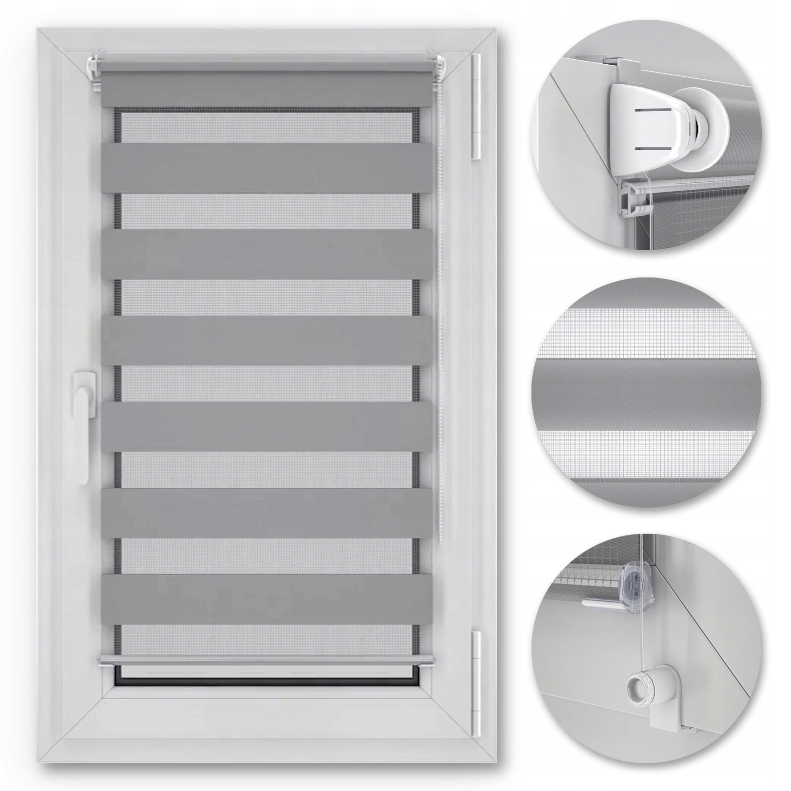 

Roleta Żaluzja Dzień Noc Złożona 32x150 komplet