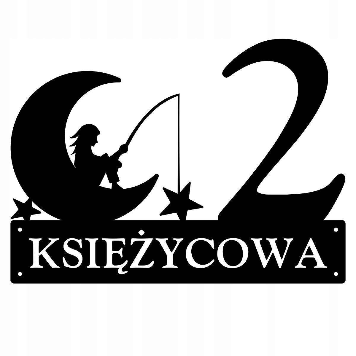 Číslo Na Dom 48 cm Tabuľa Adresa Oceľ 2MM Grafika 196