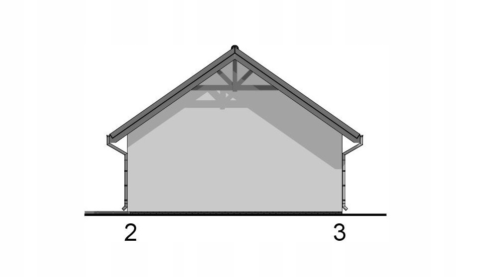 BUDYNEK GOSPODARCZY GO23 Długość 7.37 m