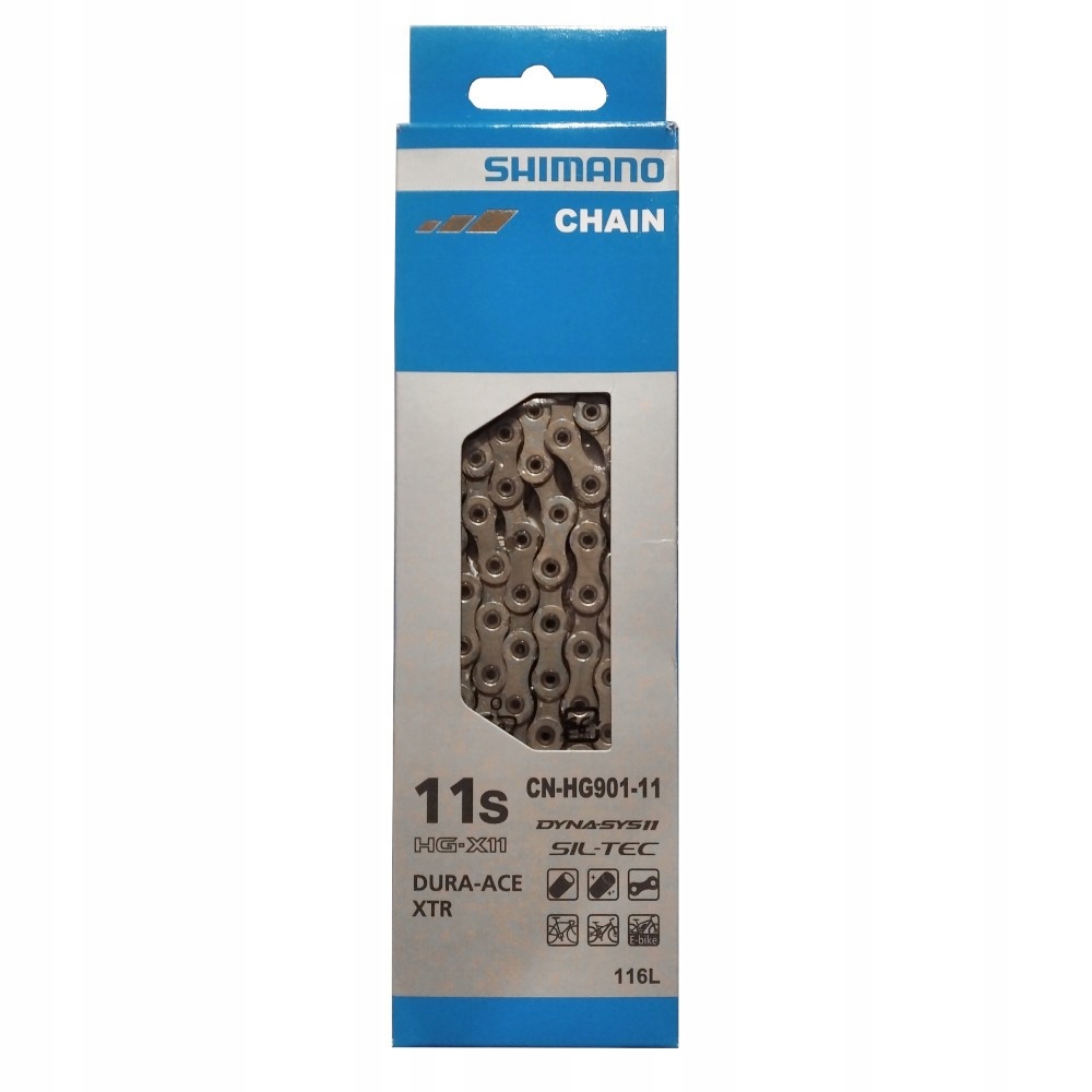 Łańcuch Shimano XTR/Dura Ace CN-HG901 11s 116ogniw Pin Oryginał Box