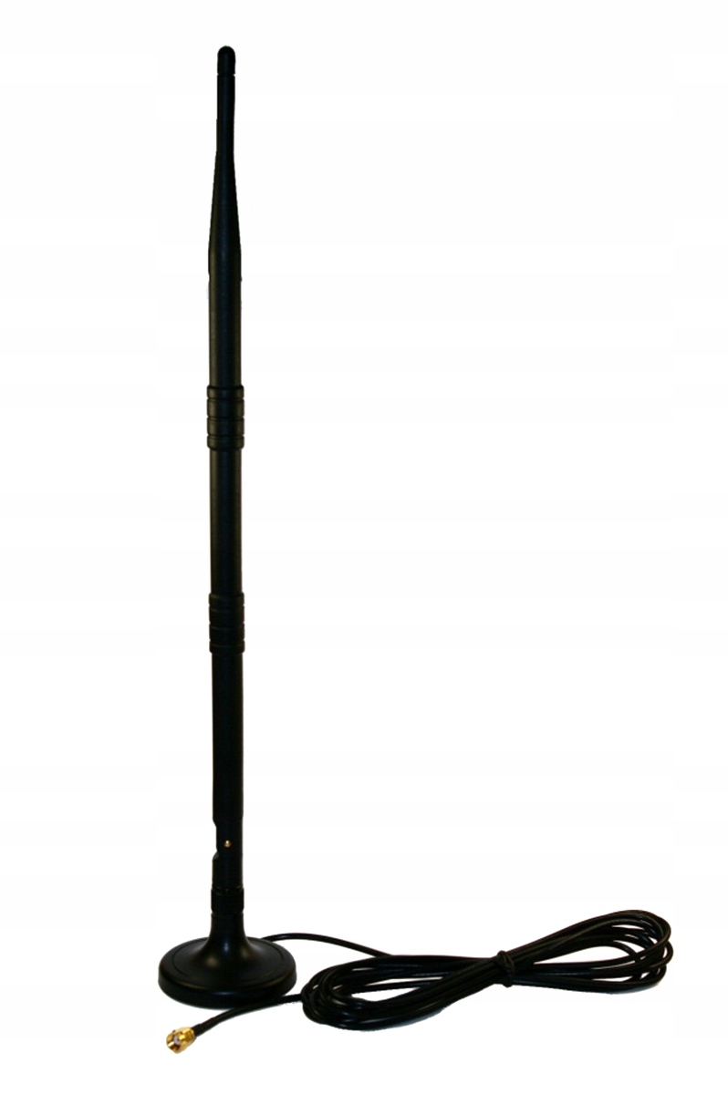 Antena Wifi 12dBi 2,4GHz Rp-sma do kamery Ip falownika routera długi kabel