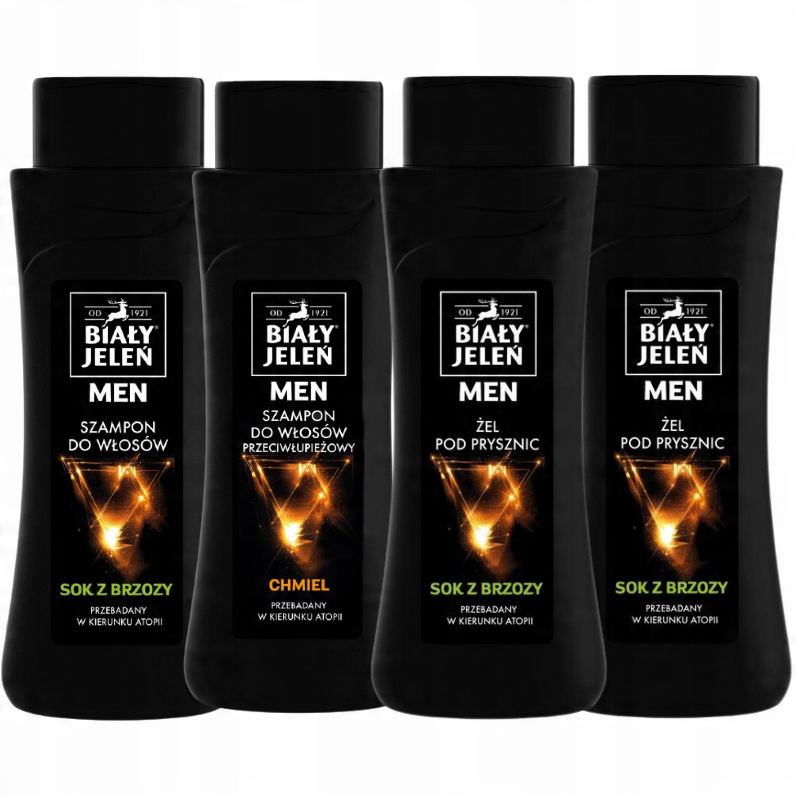 

Biały Jeleń Zestaw męskich kosmetyków 4x 300ml