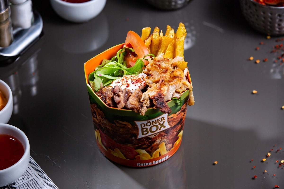 OPAKOWANIE KEBAB BOX 750ML NADRUK 100 SZTUK FOOD Marka Dubaifood