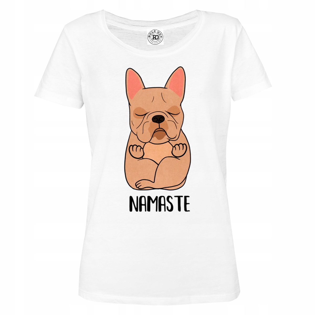 

Damska Koszulka Fitness Yoga Medytacja Namaste Dog