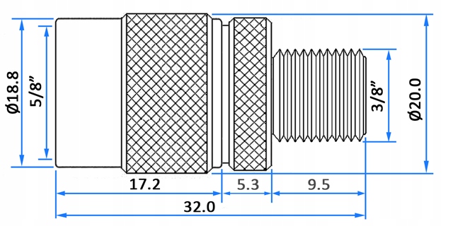 Adapter antenowy RF F/gn-N/wt 50Ohm Marka Stratos