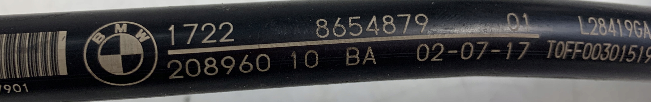 BMW G20 G11 G01 Ölleitung Getriebe 8654879