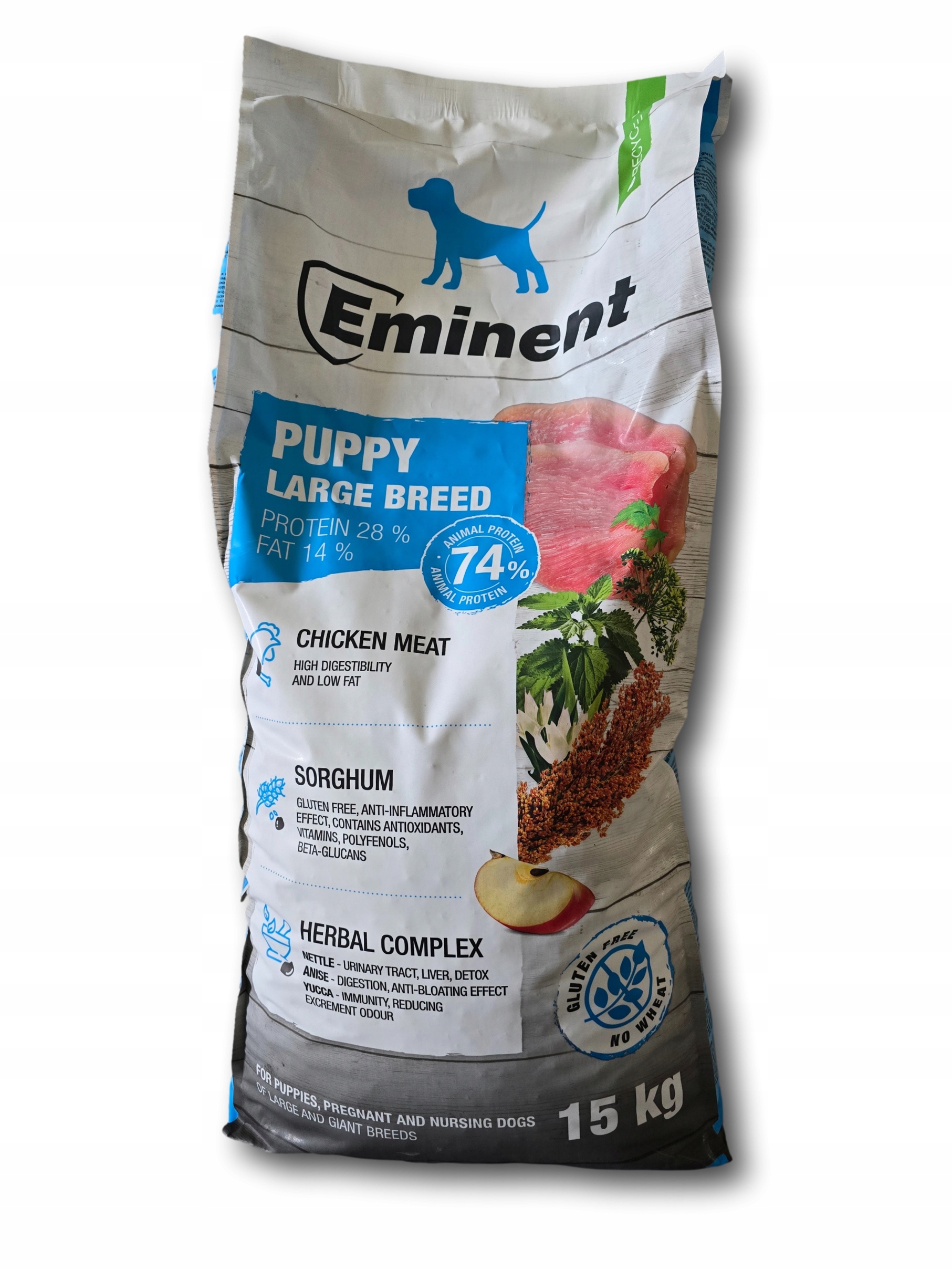 Levně Eminent Puppy Large Breed Krmivo pro štěňata a mladé psy 15 kg velkých plemen