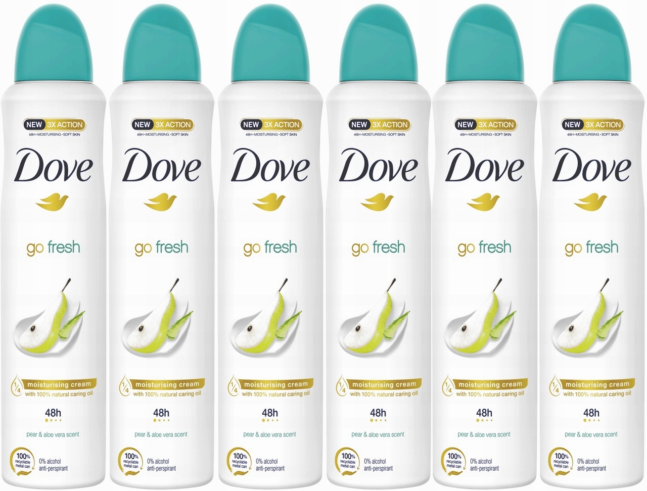 Dove Go Fresh Pear Aloe Antipersp. sprej Komplet