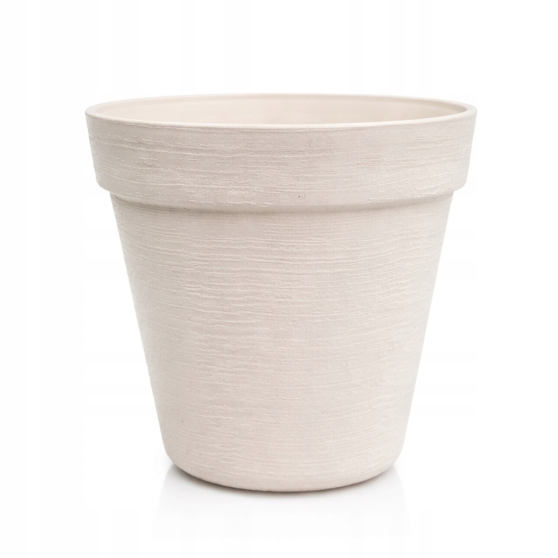 10 X Doniczka w Stylu LOFT 12 cm, Eko, UV Odporna, Beżowy