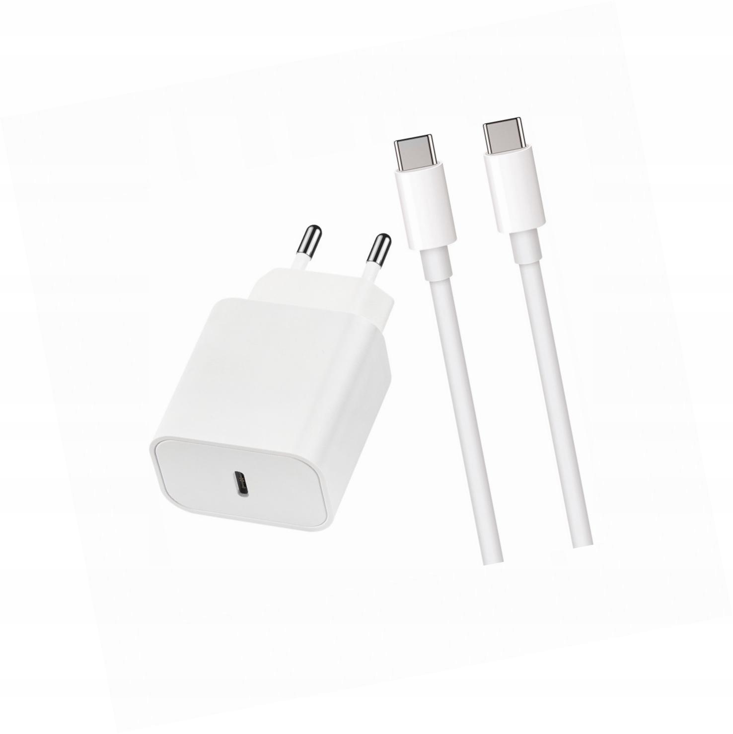 Ładowarka Usb-c 20W z długim kablem 2m do Samsung Galaxy M52 5G M526