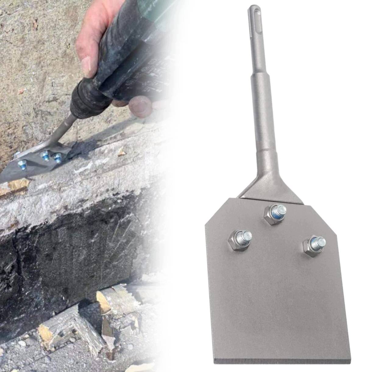 Podlahová škrabka 100 x 250 mm SDS-plus Sp-plus pro odstraňování podlahového lepidla