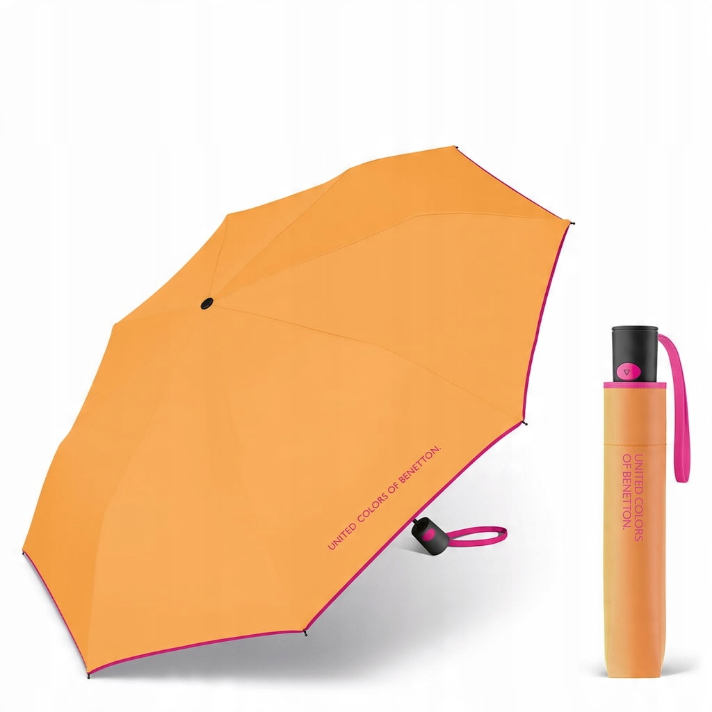 

Parasolka Benetton Mini Ac wiatroodporna papaya