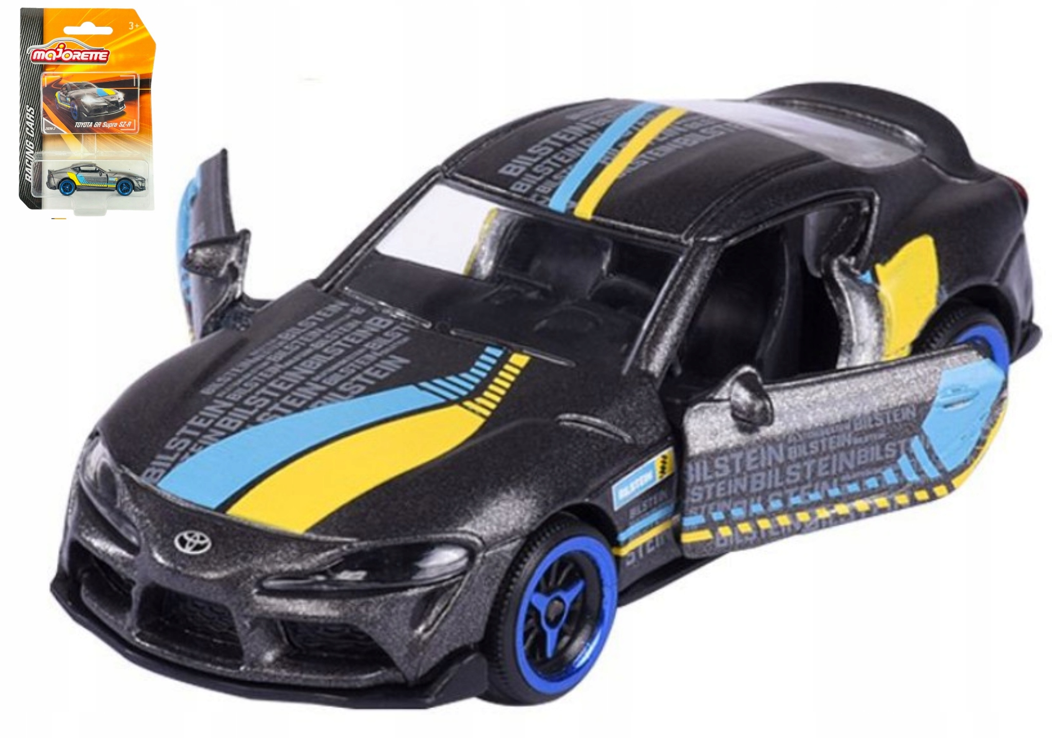 MAJORETTE TOYOTA GR SUPRA SZ-R ReSoRaK MODEL AUTO SAMOCHÓD OTWIERANE ...