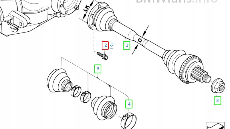 BMW БОЛТ 330I 330D TORX M10X23-10-ZNS3 фото 2