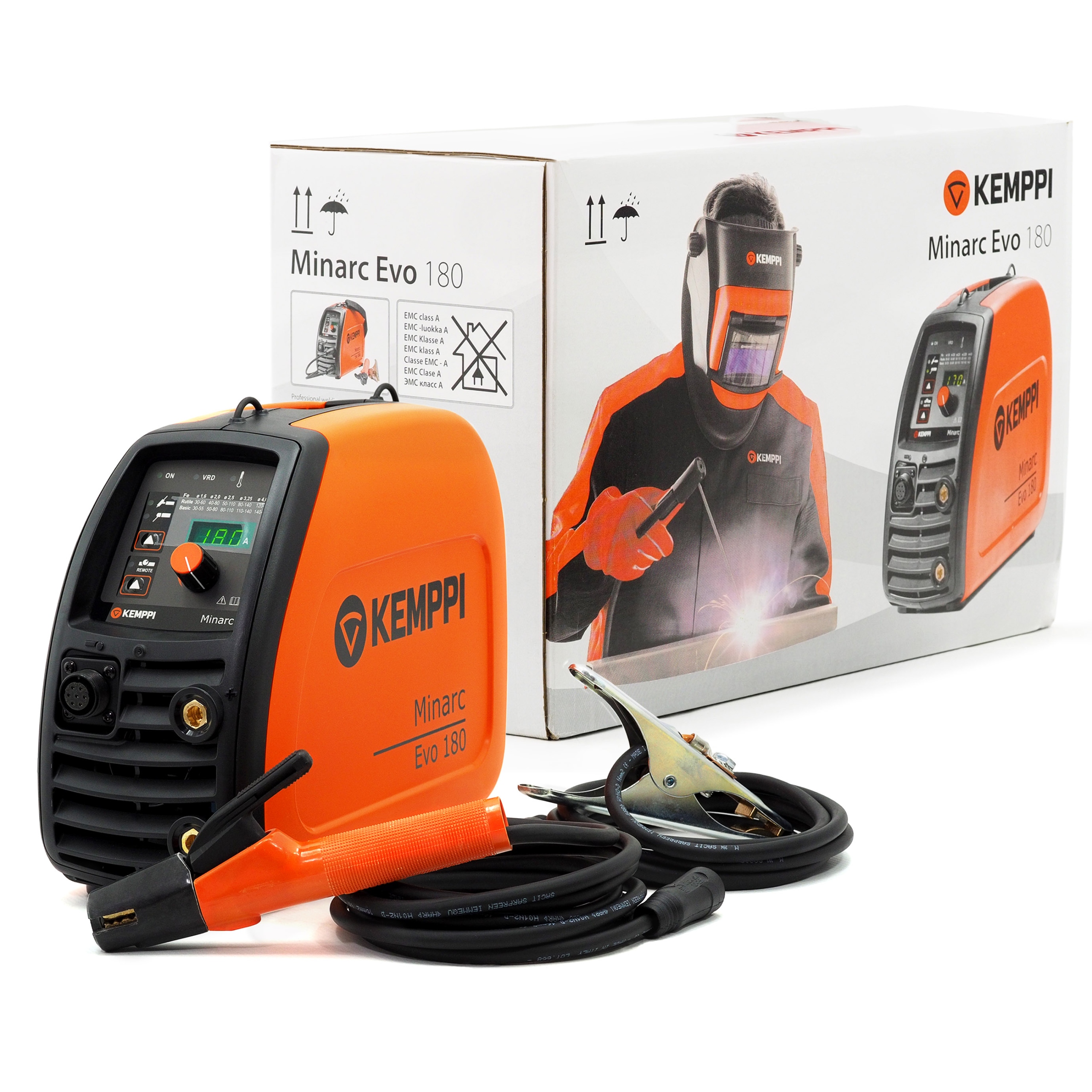 Spawarka inwertorowa Kemppi Minarc Evo 180 w kolorze czarnym
