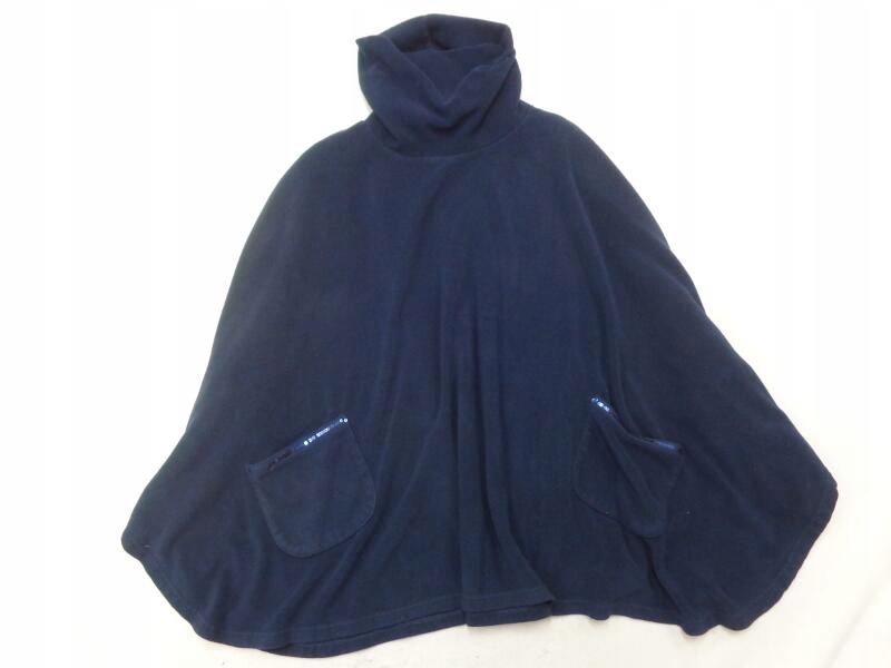 ONE SIZE BONPRIX CIEPŁE POLAROWE PONCZO GOLF F500