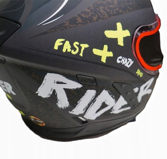 Kask LAZER RAFALE EVO Oni Dark L Cechy dodatkowe deflektor nosa demontowalny podbródek