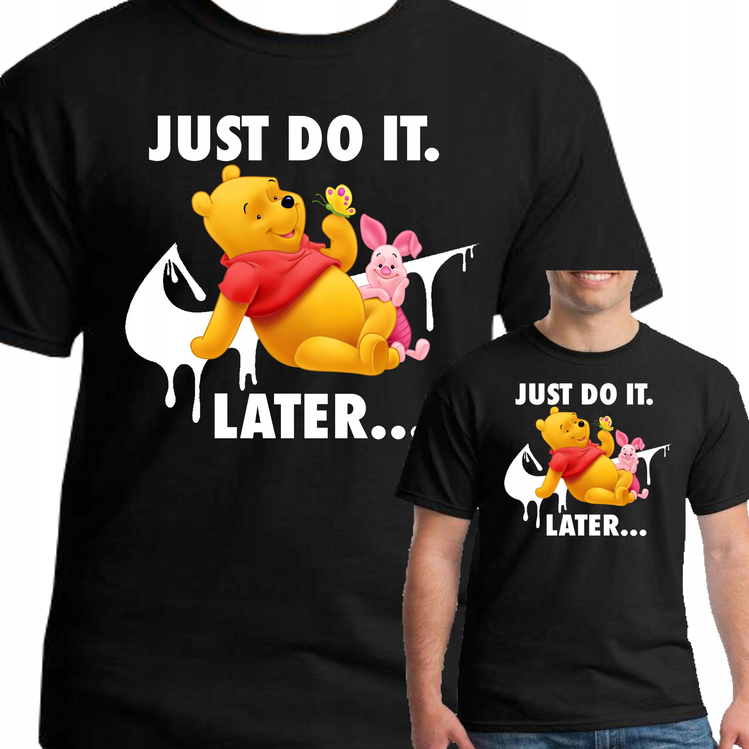 

Koszulka Kubuś Puchatek Just Do It L 0779 Czarna