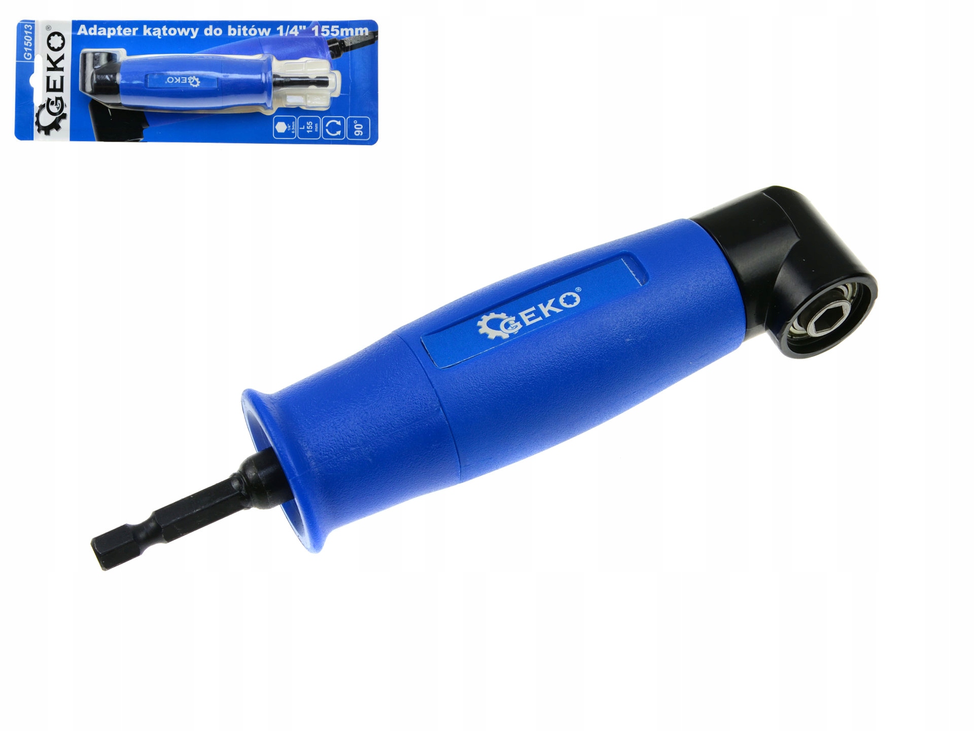 

Adapter Wkrętak Kątowy Do Bitów Uchwyt 1/4'' 155mm