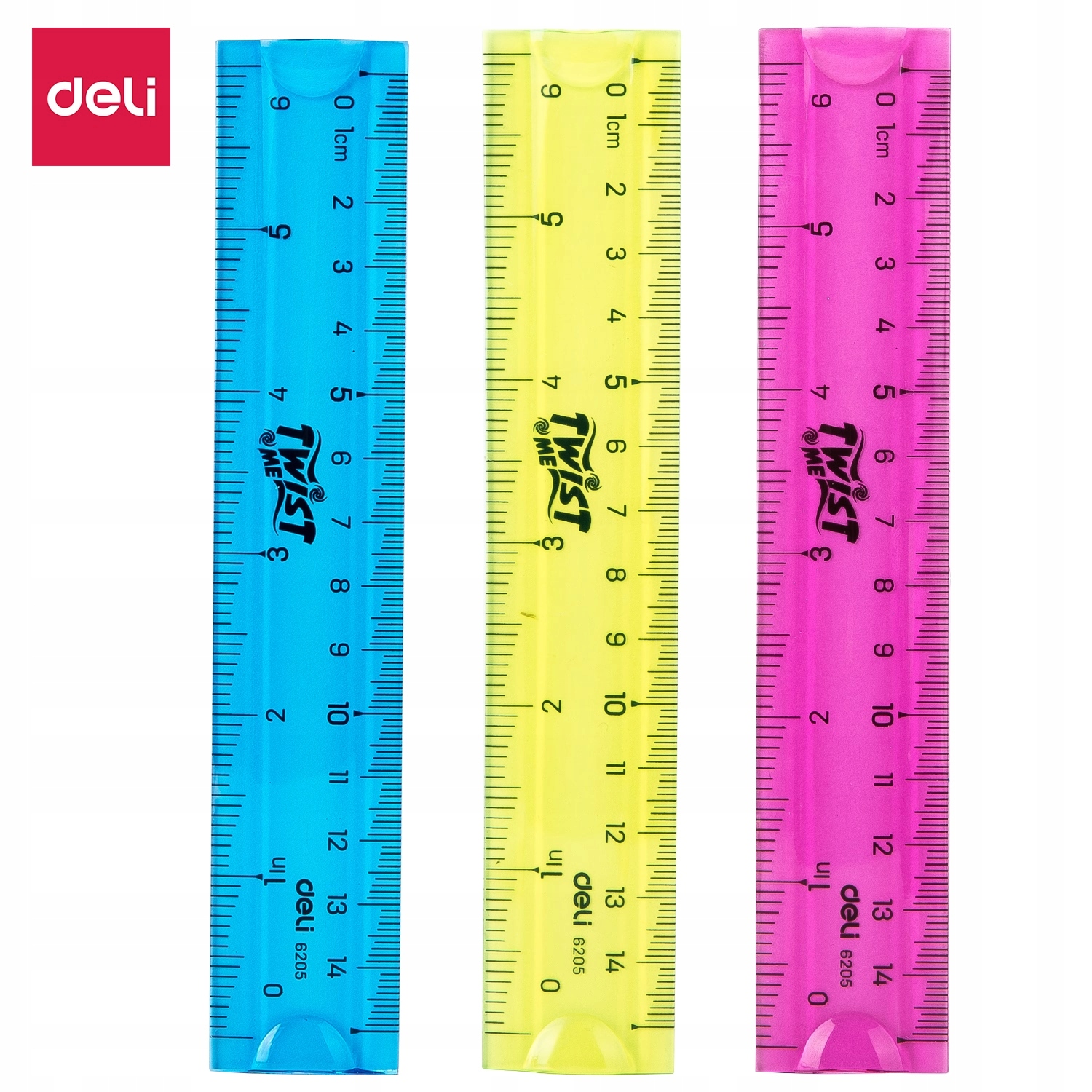 

Linijka 15CM Deli 6205 MIX Kolorów