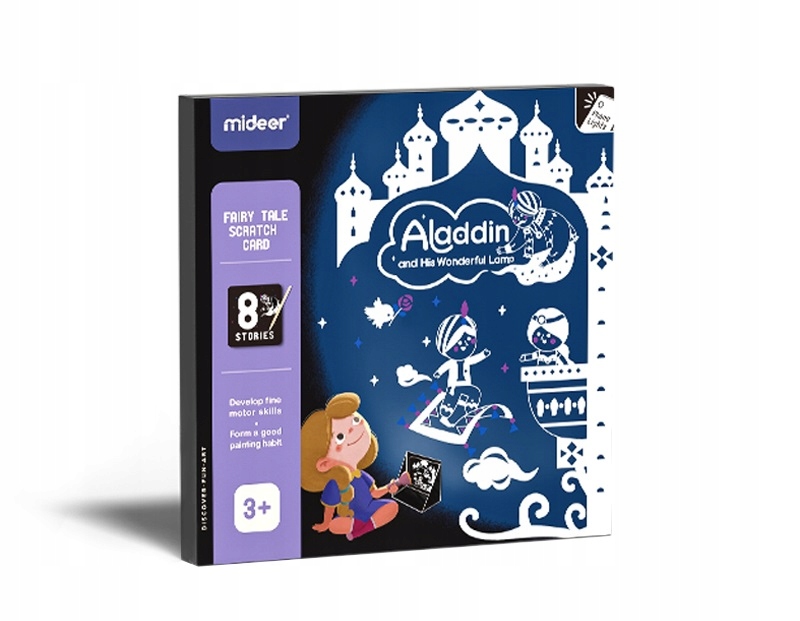 

Mideer wydrapywanka zdrapywanka Aladyn przeźrocza