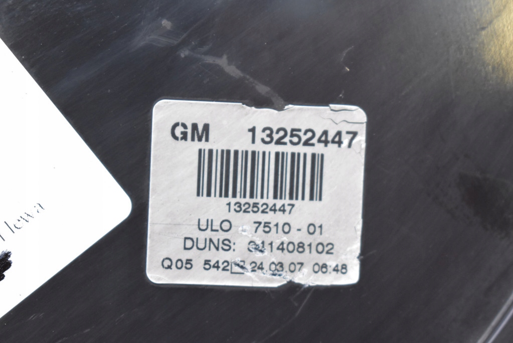 light left rear part rear 13252447 OPEL ZAFIRA B 05-10