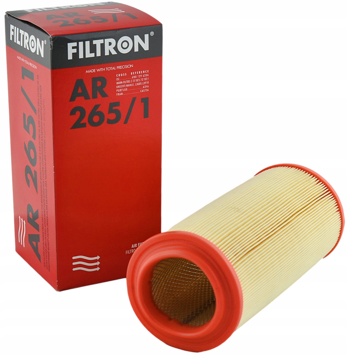 

Filtr Powietrza Vw POLO1.9D 94-,LUPO AR265/1