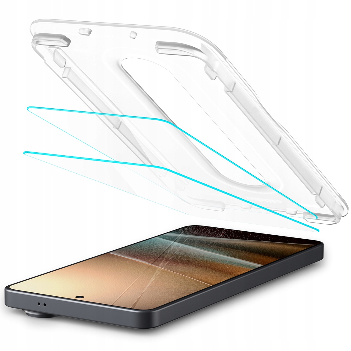 Sklo Spigen pro Galaxy S26 Ultra, aplikátor, rychlé 10H x2