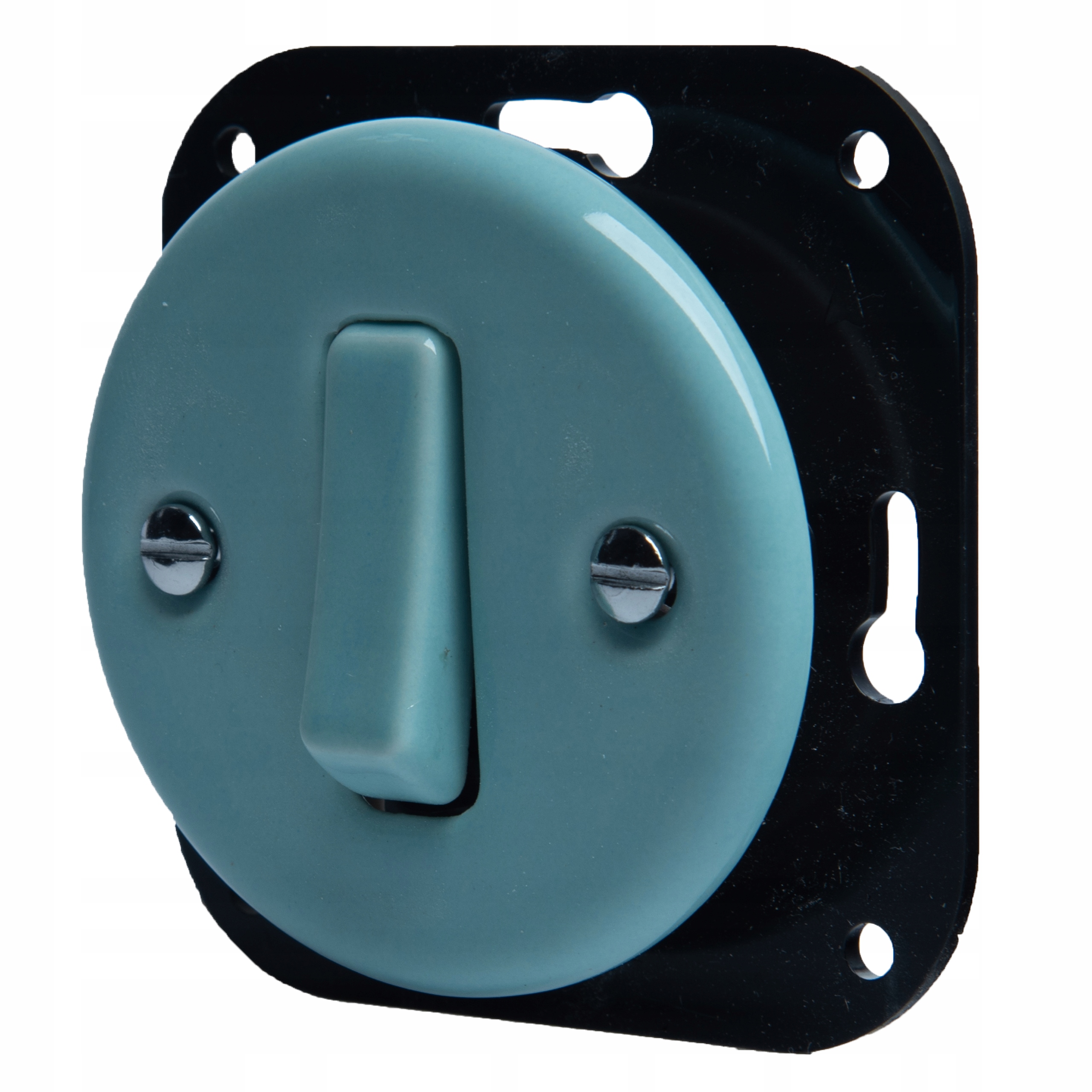 Keramický Jednoduchý Schodišťový Vypínač Retro Pod Omítku Mátový Pastel