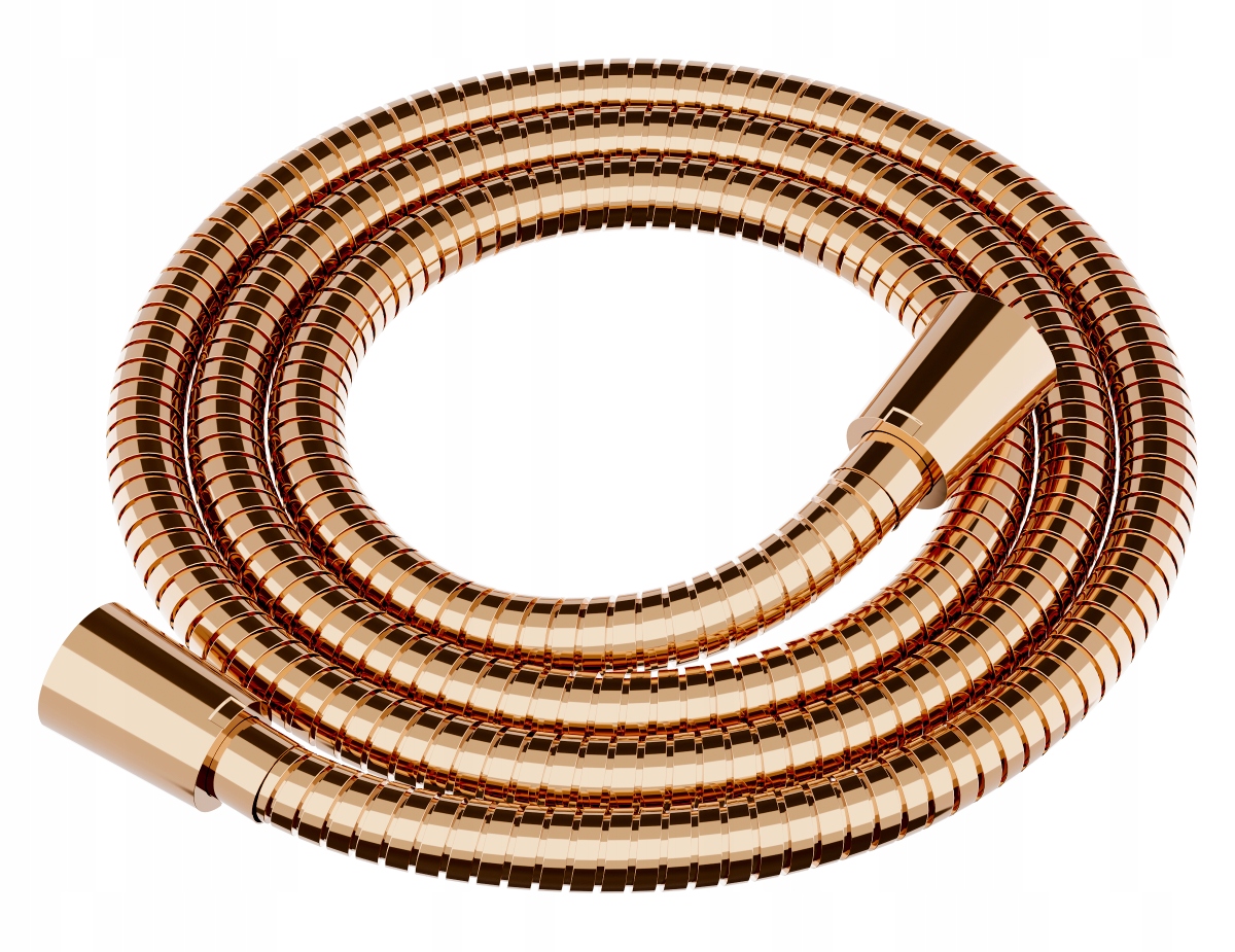 MEXEN ZESTAW PRYSZNICOWY SŁUCHAWKA WĄŻ ROSE GOLD Linia R-70