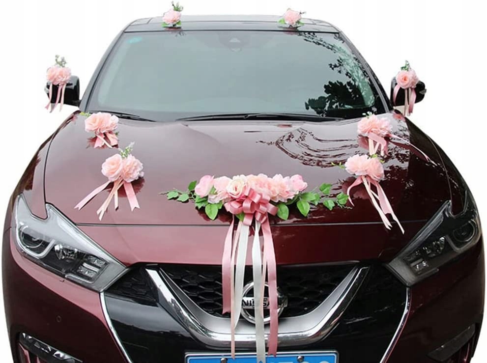 Набор автомобильных украшений для свадьбы, гирлянды