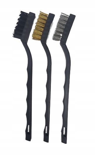 ZESTAW SZCZOTEK DRUCIANYCH DO CZYSZCZENIA RÓŻNYCH POWIERZCHNI KOMPLET 3SZT