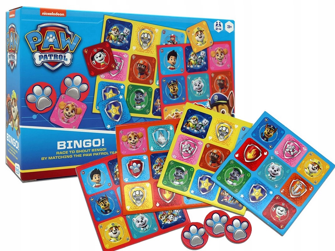 PSI PATROL GRA BINGO loteria dla dzieci