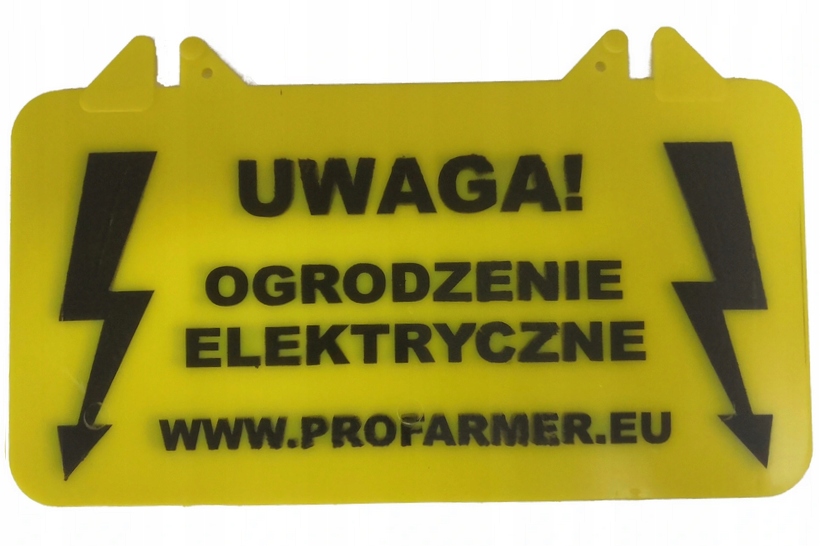

Tabliczka pastuch elektryczny elektryzator taśma