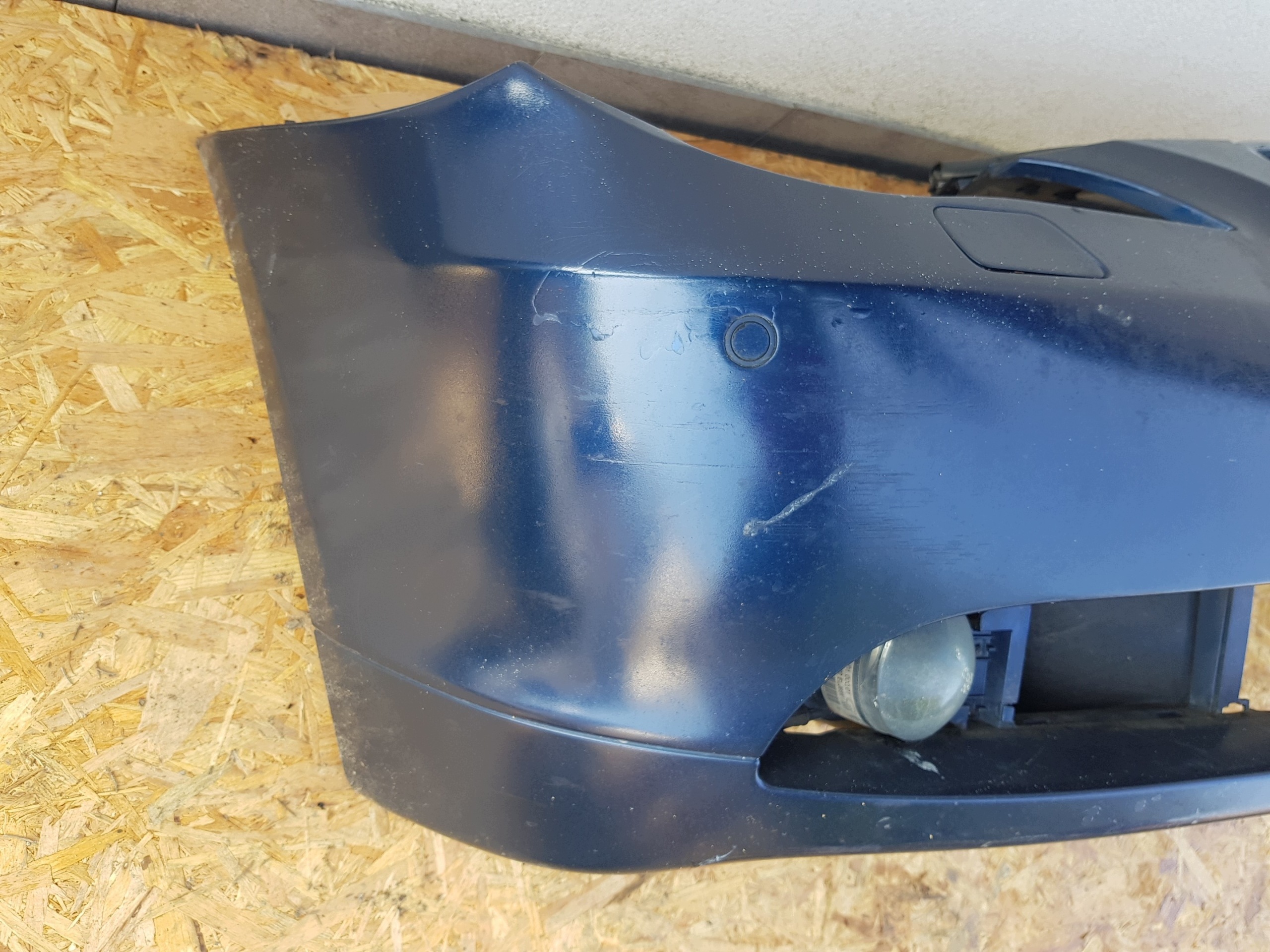 BMW 5 E60 E61 bumper front front blue MYSTICBLAU washers XENON PDC
