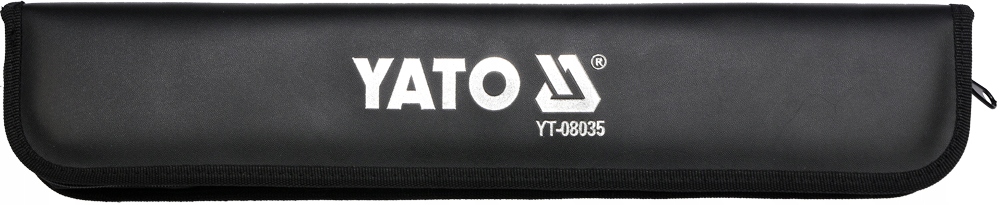 YATO KLUCZ DO KÓŁ SAMOCHODOWYCH SKŁADANY Z 4 NASADKAMI W ETUI YT-08035 EAN (GTIN) 5906083080357