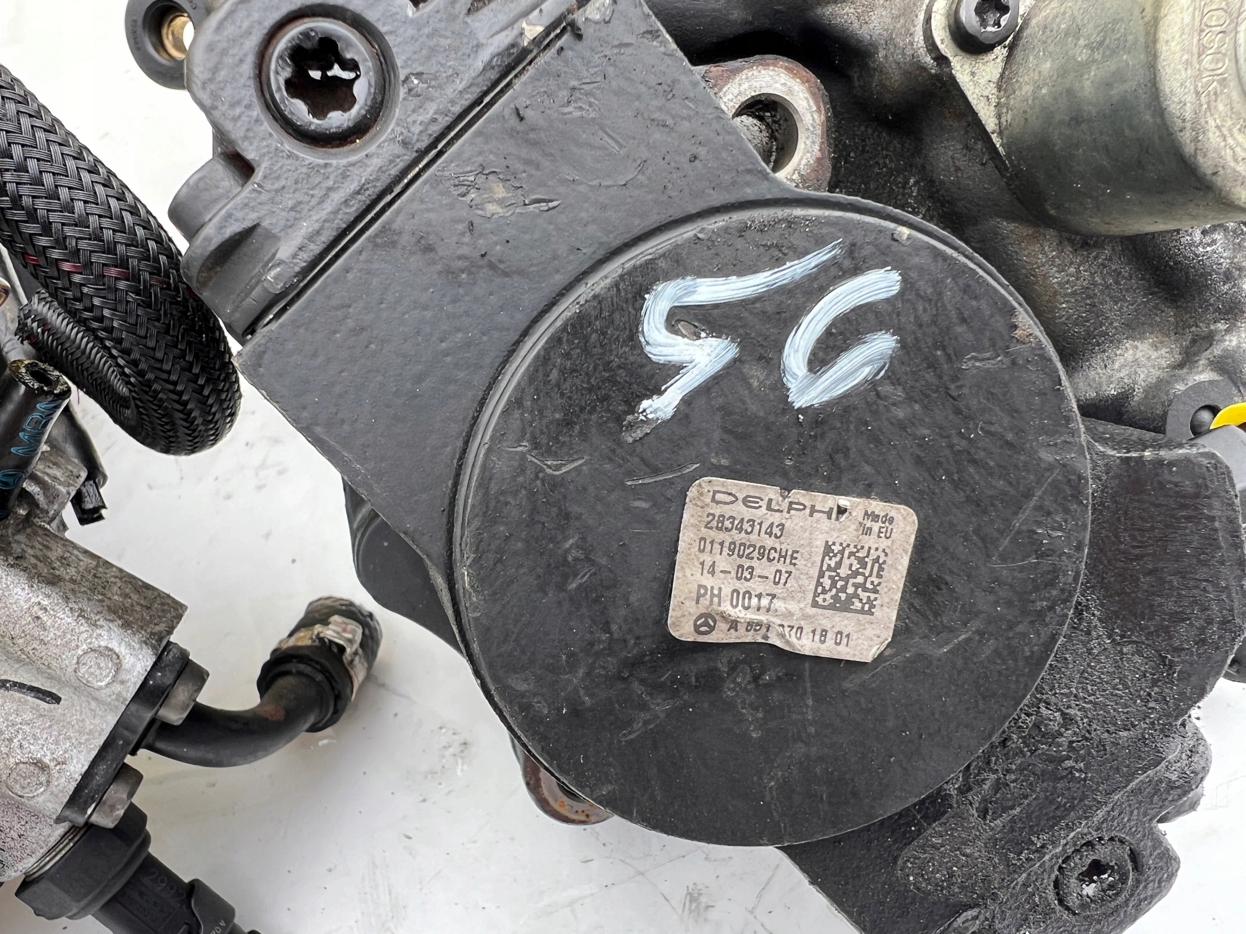 MERCEDES 2.2 CDI Einspritzpumpe A6510701801 28343143 Original
