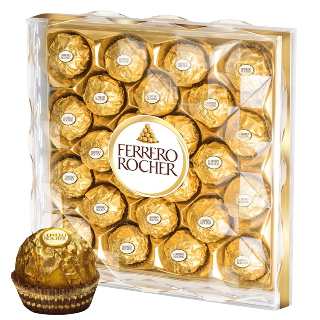 Levně Ferrero Rocher Oplatek s náplní a lískovým oříškem v čokoládě 300 g